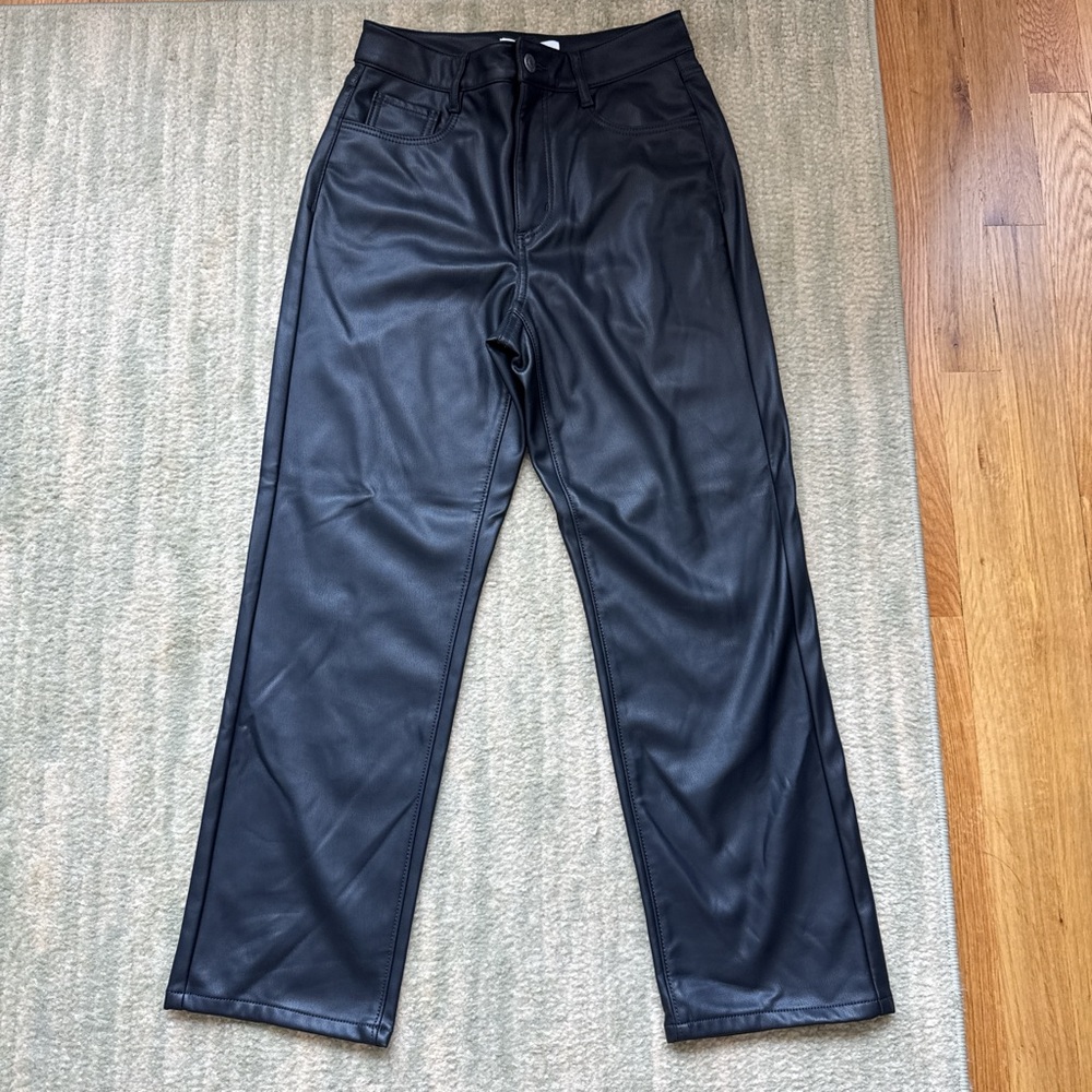 NWOT LOFT Petite Faux Leather Pants